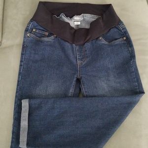 Maternity capris jeans